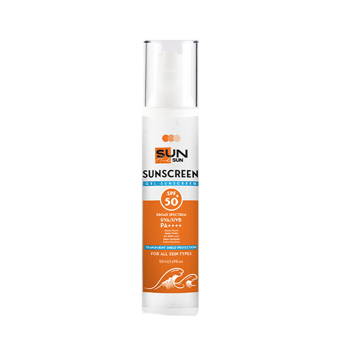 Sun & Sun - Sunscreen Gel SPF 50+ The first sunscreen with certified UVA/UVB / "PA++++" protection from So Sandy