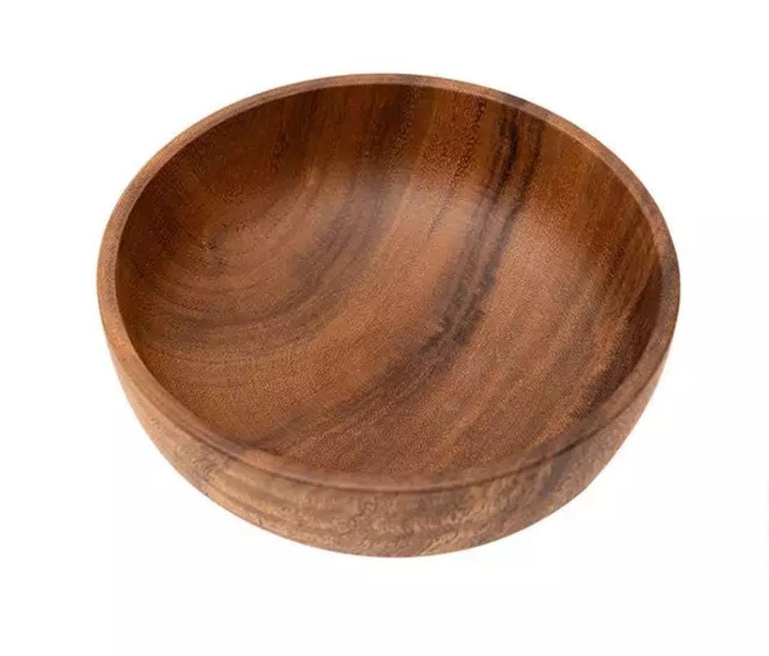 Hayah Wood - Medium Pompeian wooden bowl - بوله خشب بومبية وسط