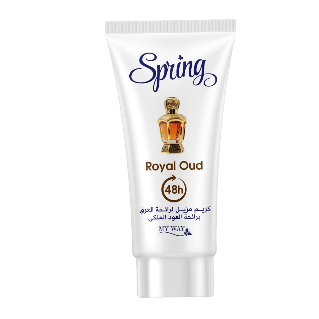 Spring Perfumed Body Cream Eliminates Bad Odor, Brightens and Firms Underarm Skin 48h (Royal Oud)