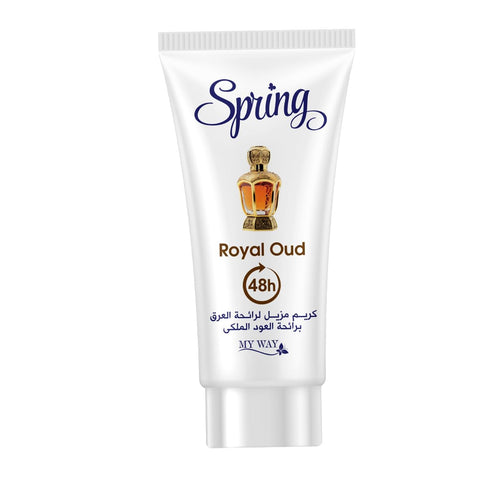 Spring Perfumed Body Cream Eliminates Bad Odor, Brightens and Firms Underarm Skin 48h (Royal Oud)