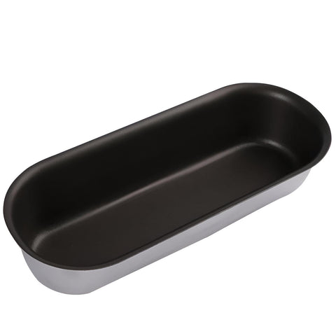 Baking Tray - Versatile Non-Stick Oval Pan for Toast, Pizza and Bread, Ensuring Easy Release and Effortless Cleaning (25cm)
