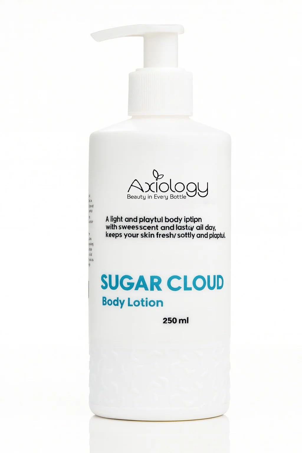 Axiology Sugar Cloud Body Lotion, Light and Playful Formula, Bottle, 250 ml