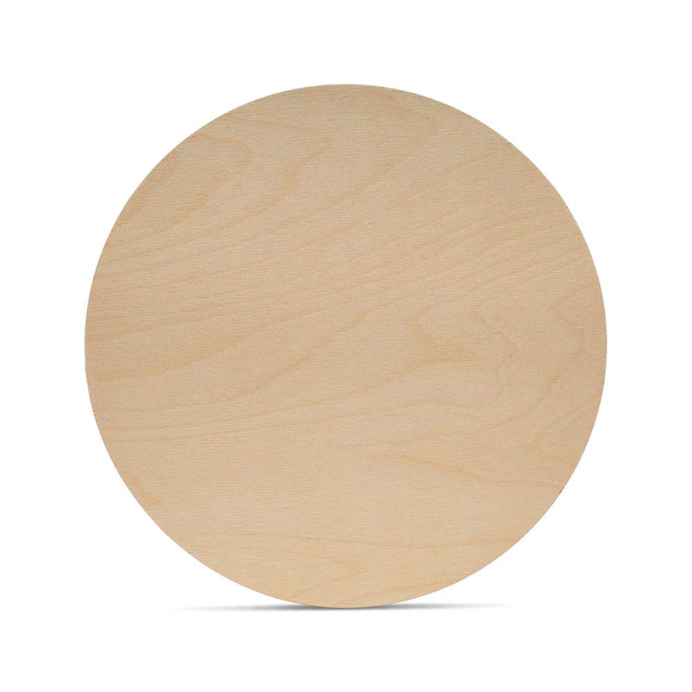 Woodpeckers Wood Circles 10in, 1/8in Thick - Pack of 3