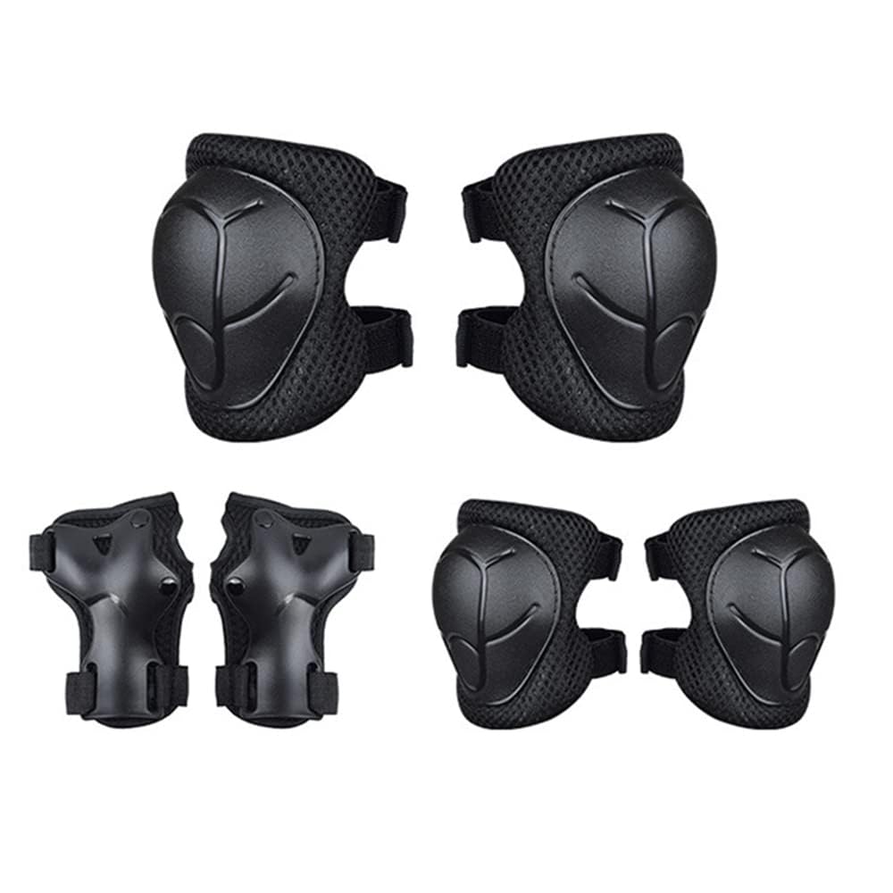 Knee Pads for Kids - Adjustable Kids Protective Gear Set, Knee and Elbow Pads with Wrist Guards 3 in 1 for Cycling, Skating, Rollerblading Scooter Outdoor Sports