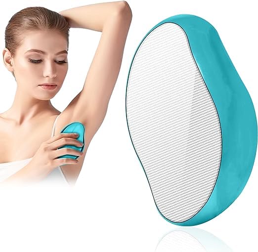 Epilator - Painless Hair Removal & Exfoliation, Portable, Light Blue, 1 Set, Epilator Unit Only