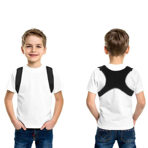 fashion mania Boys Girls Adjustable Posture Corrector Back Support Children Shoulder Belt Rectify Straighten Correction Pain Relief Beauty Child (Multicolor Pack of 1)