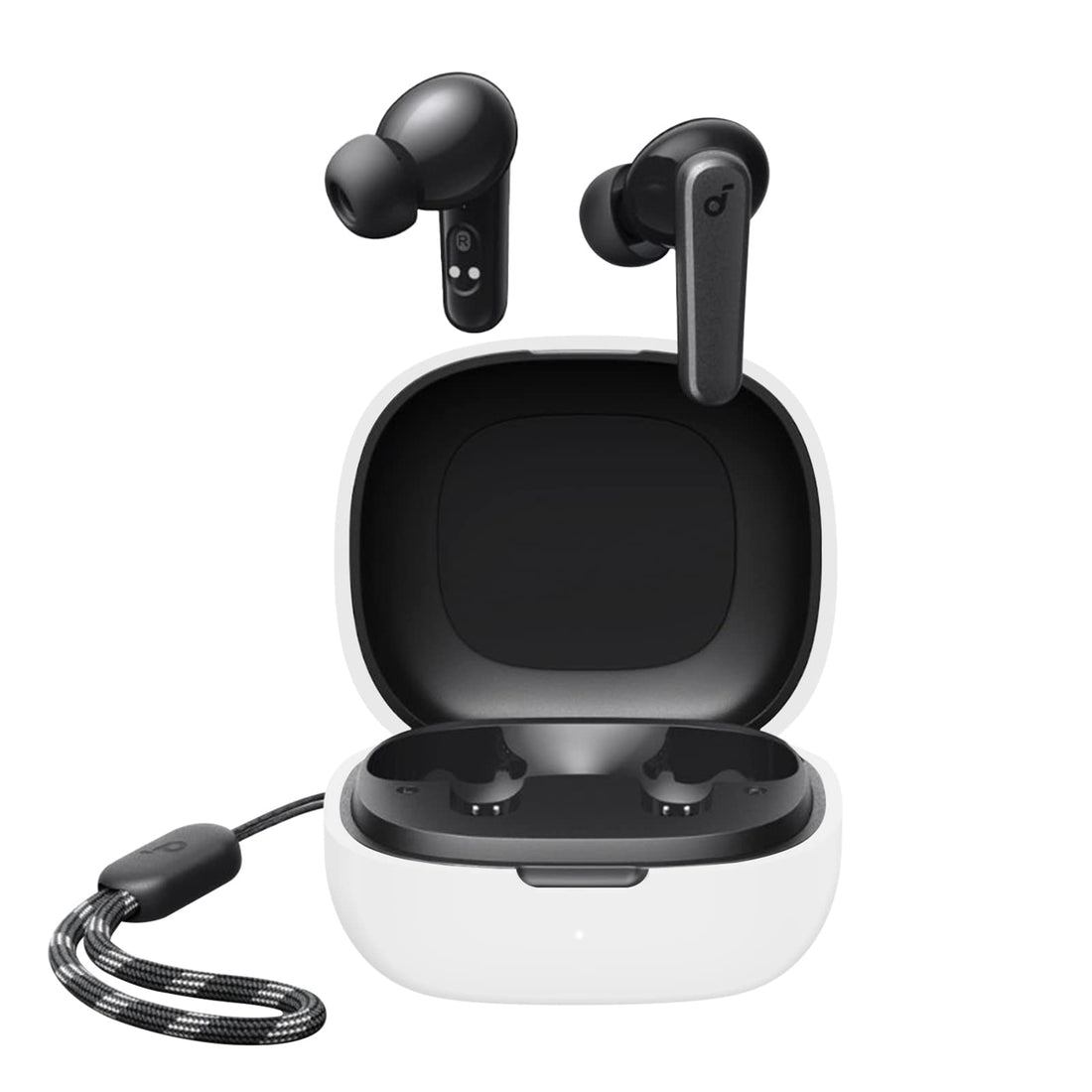 Writiany Silicone Case for Soundcore by Anker R50i/P20i Case Cover, Protective Skin Compitable with Anker Soundcore R50i/P20i Wireless Earbuds (White)