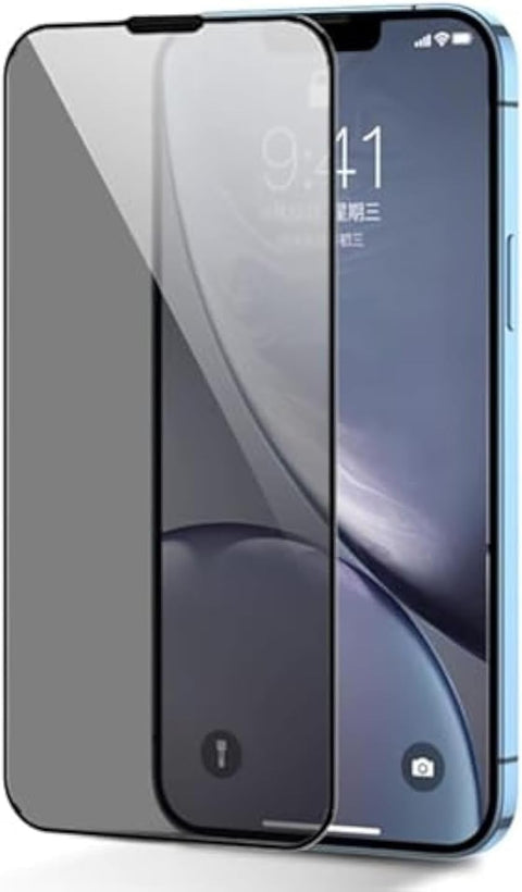 Privacy Anti-Spy Screen Protector with Black Frame for Apple iphone (13 pro max / 14 plus)