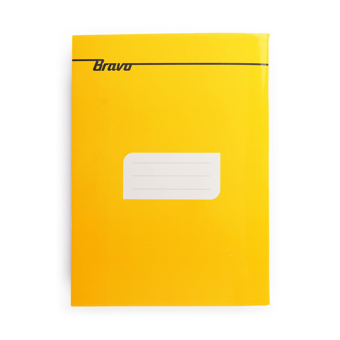 Bravo Italian Large Stapled Notebook - 27.3 * 19.8 cm. - 60 Sheets - lined - Assorted Plain Colors - Pack of 10 Pcs