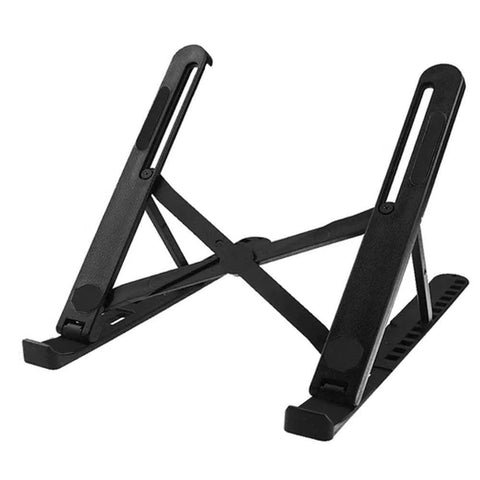 Gamma Adjustable Laptop Stand, 15.6 Inch, Black- GT-012