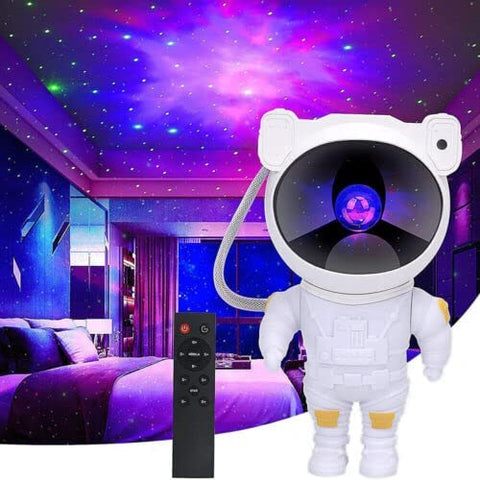 Astronaut Galaxy Star Projector Starry Night Light, Astronaut Star Projector with Nebula, Timer and Remote Control, Best Gift for Adults and Kids, Projector for Bedroom and Ceiling, 360° Rotation