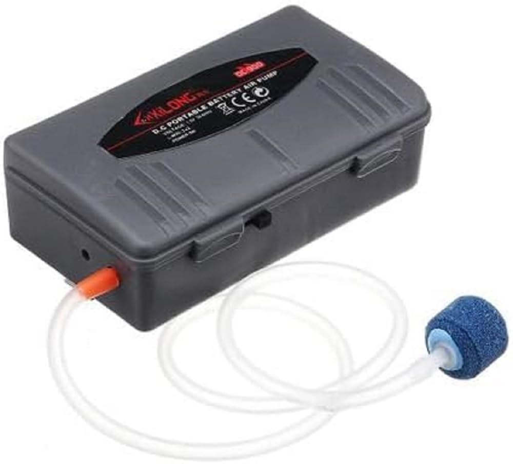 Oxygen Pump with Air Stone for Fish Tank