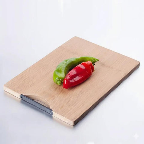 Bamboo Wood Slicer for Kitchen – Durable and Healthy Bamboo Cutting Board for Cutting Vegetables and Meat