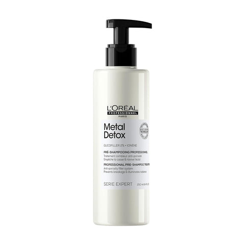 L'Oreal Professionnel Paris Metal Detox Pre-Shampoo Cream for Hair Breakage & Colored Hair - 250ml