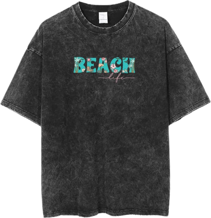 Sammer Vbes T-shirt Washed BEACH life 12