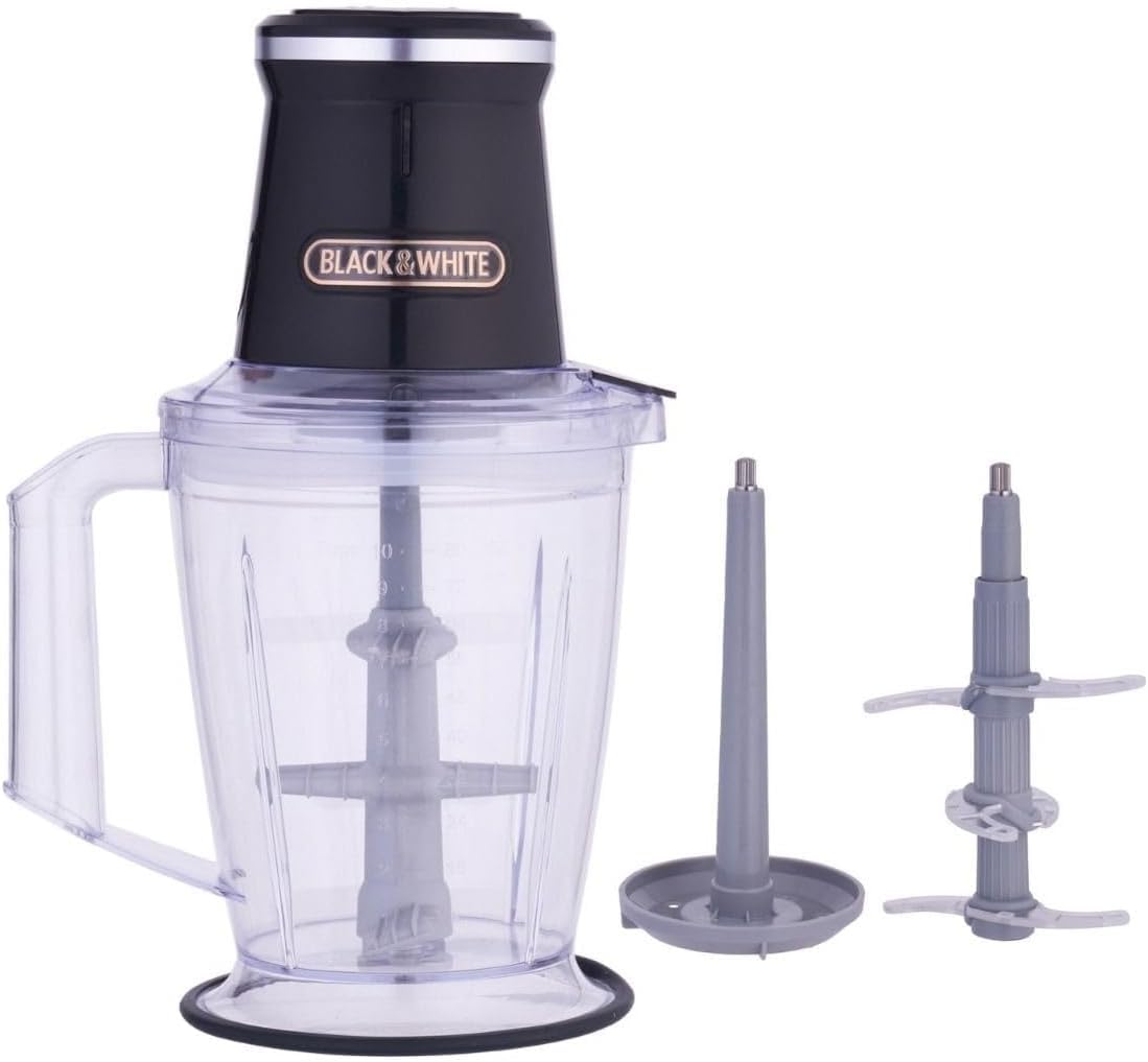 Black & White Kibbeh with its accessories, Anti Breakage Jug - Tom Peeler 3L, 800 Watt, Black - CH-Z730G