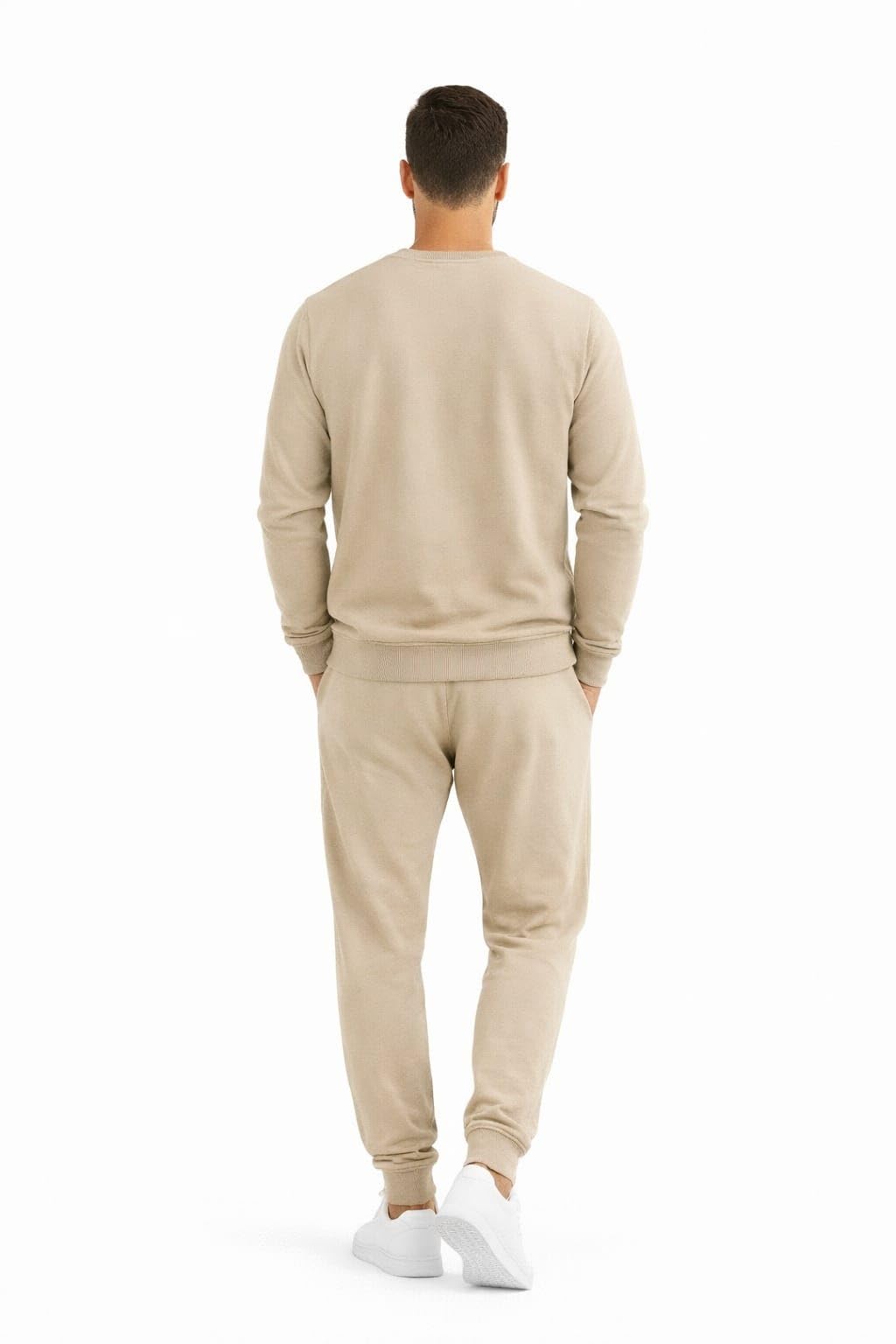 Lavandula Men's Winter Cotton Pyjama, Beige or Petrol, with Lotus Logo