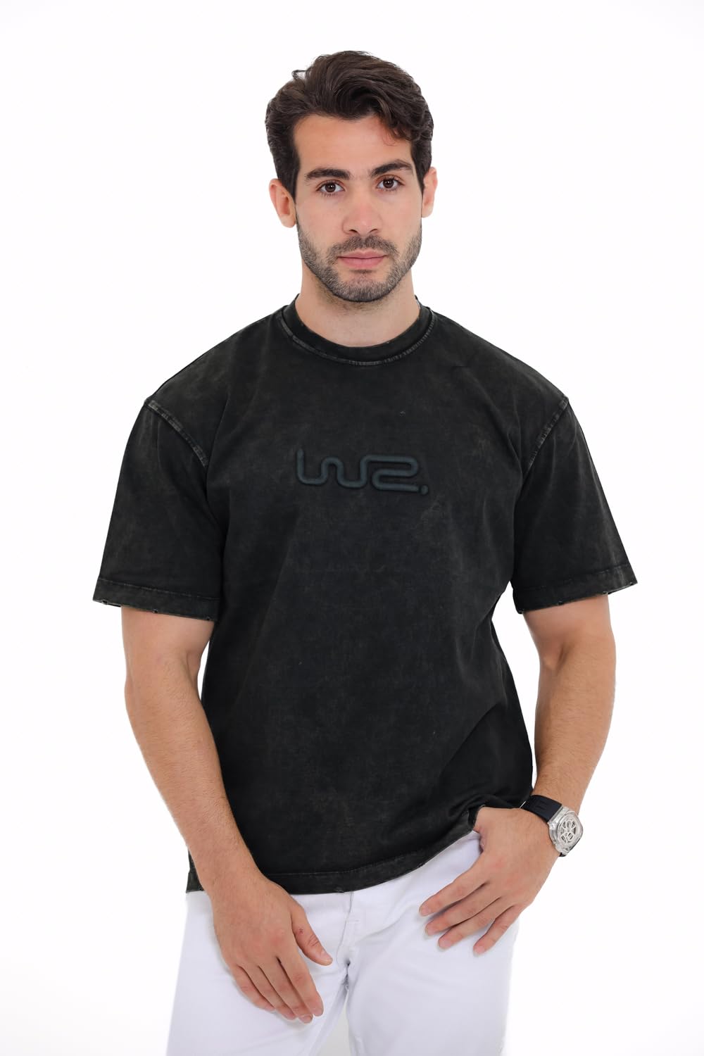embroidered chest T-Shirt