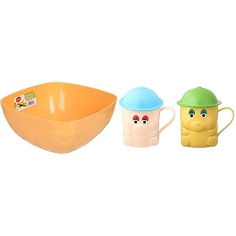 winnerplast Touch Blast Plastic Urinal - Colors Vary + Weiner Blast Bear Plastic Mug, 2 Piece - Multi
