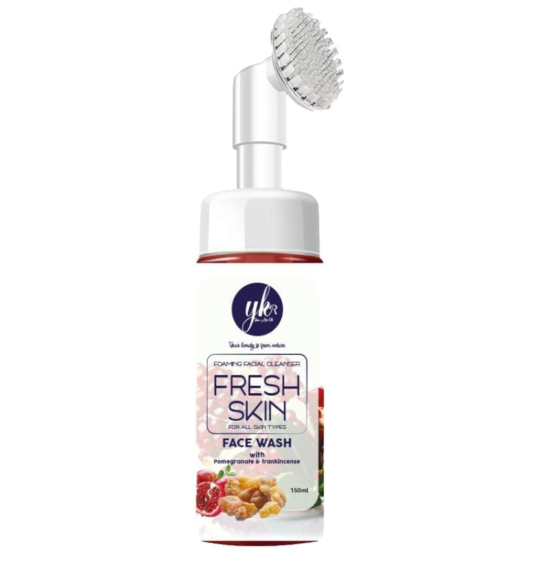 YKR COSMETICS Facial cleanser with Pomegranate and frankincense
