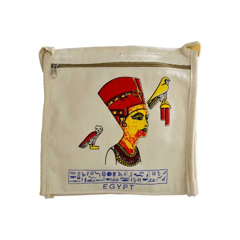 Egypt Intex Nefertari Crossbody Bag Handmade 100% Egyptian Cotton