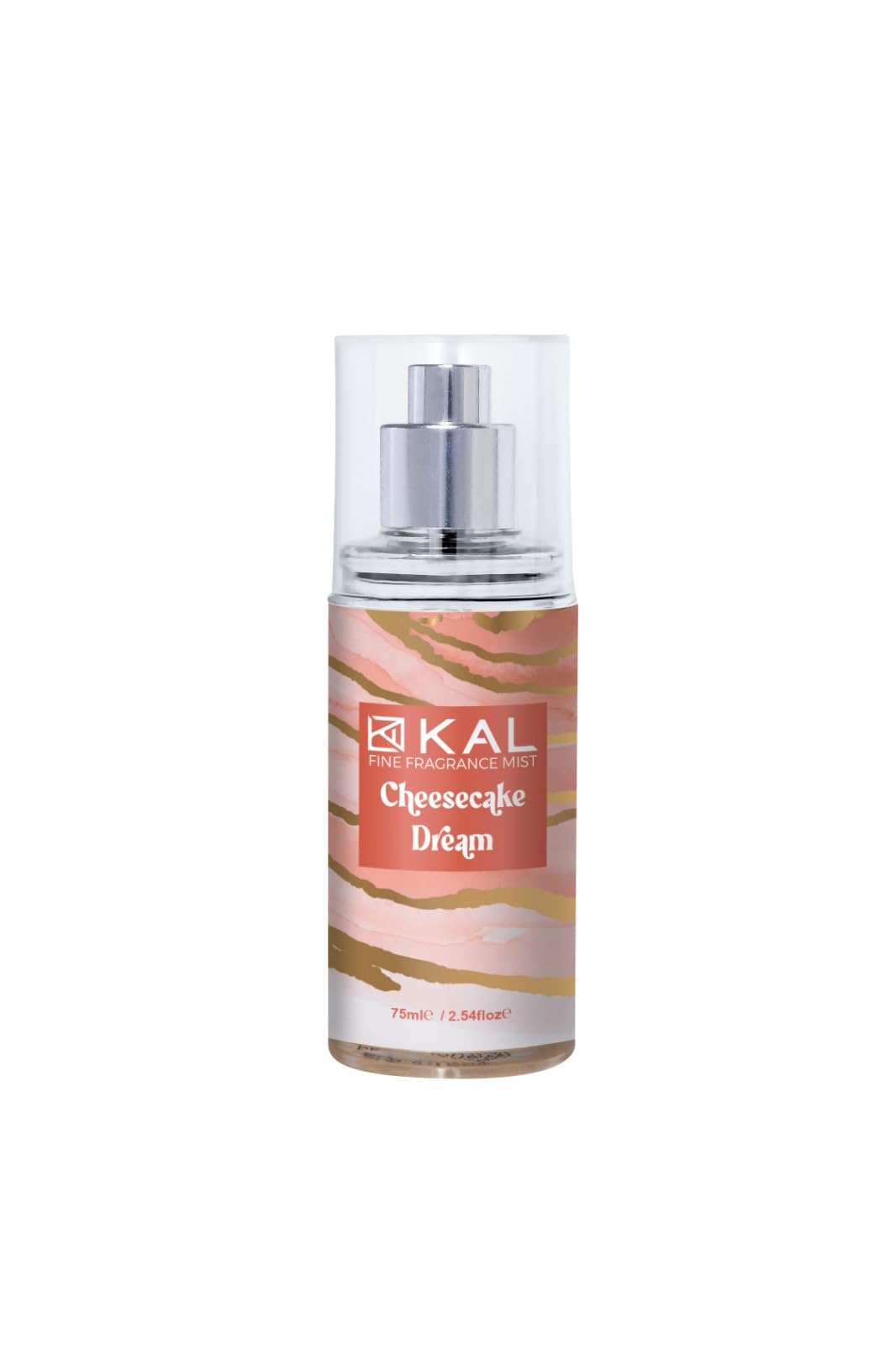 Kaline Cheesecake Dream Fragrance Mist, 75 ml, Almond Blossom Vanilla Musk Scent, Lightweight Body Spray