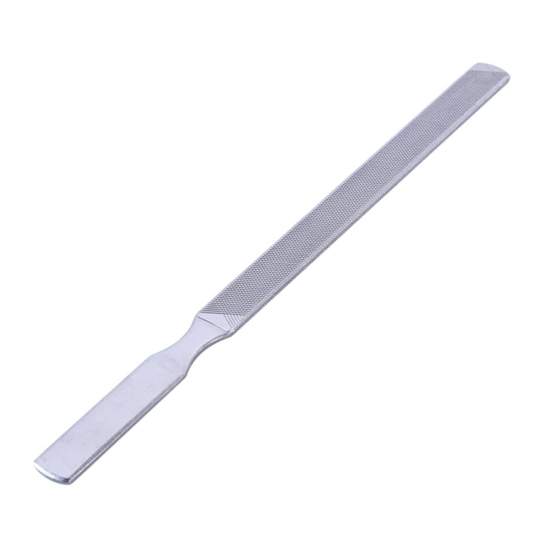 13cm Stainless Steel Nail File with Anti-Slip Handle – Double-Sided for Easy Nail Filing for Men and Women