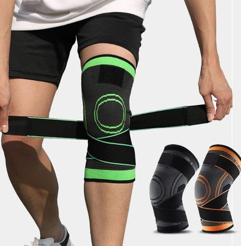 Multi-Color Compression Knee Braces for Men and Women – Adjustable Sports Knee Supports for Running, Gym, Weightlifting, Joint Stability and Pain Relief – Breathable Fabric for All-Day Comfort and Per