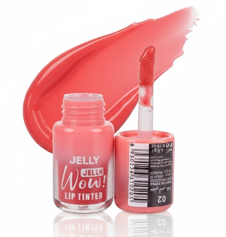Crystal Jelly Moisturizing Lip Oil 1Pc -Hydrating Lip Gloss Set Plumping -lip Balm Long Lasting Glow Oil Lip Care -N02