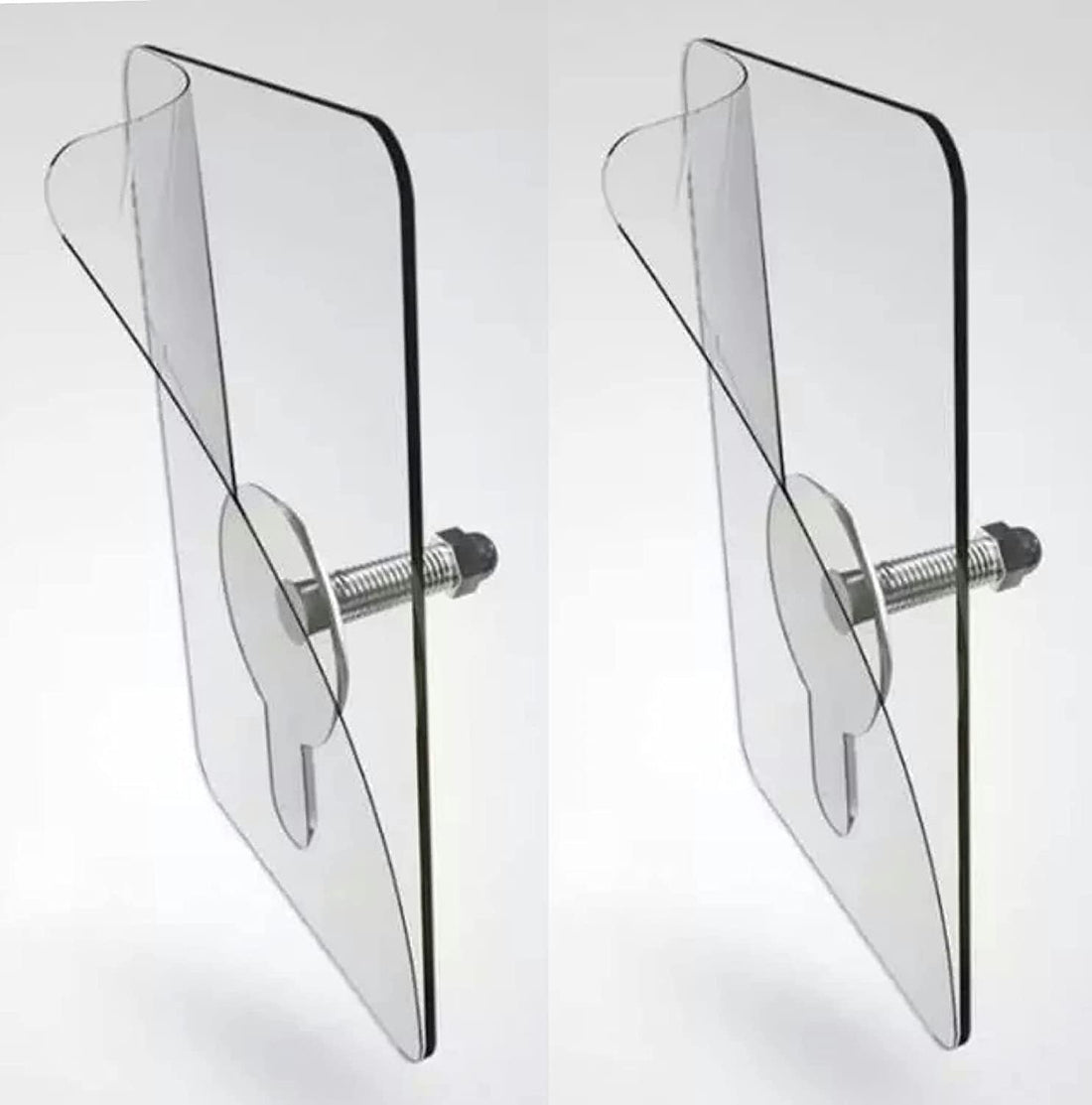 Generic 5-Piece Wall Hooks - Clear, Plastic, Acrylic 100%, Minimalist, Rust Resistant, Holds Up to 5kg Each, No Nails Required, Ideal for Kitchen, Bathroom, Home, Office