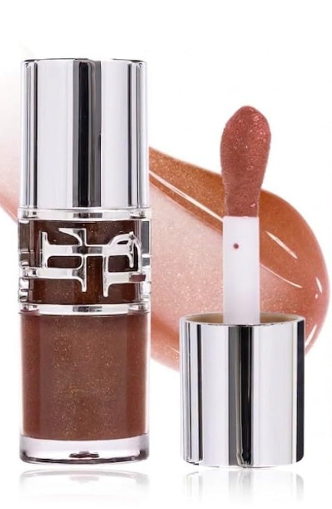 LOVESHINE High Pigment Glossy Long Lasting Plumping OIL Therapy Glossy Lip Gloss | Nourishing & Hydrating Gloss | Lightweight, Highly Pigmented and One Swipe Application-6ML (N-2)