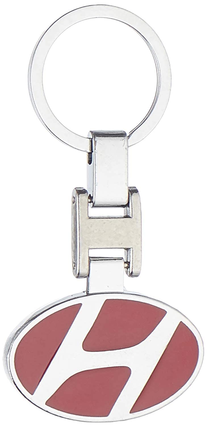 Other Car KeyChain with Hyundai Logo, Car Keyring Auto Decoration Accessories - Red