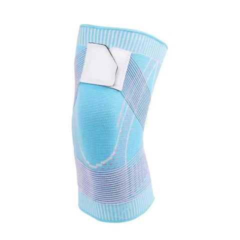 Knee Support Compression Brace with Adjustable Strap, 3D Weaving Breathable Elastic Sleeve for Arthritis Joint Pain Relief, men and women for sports running gym