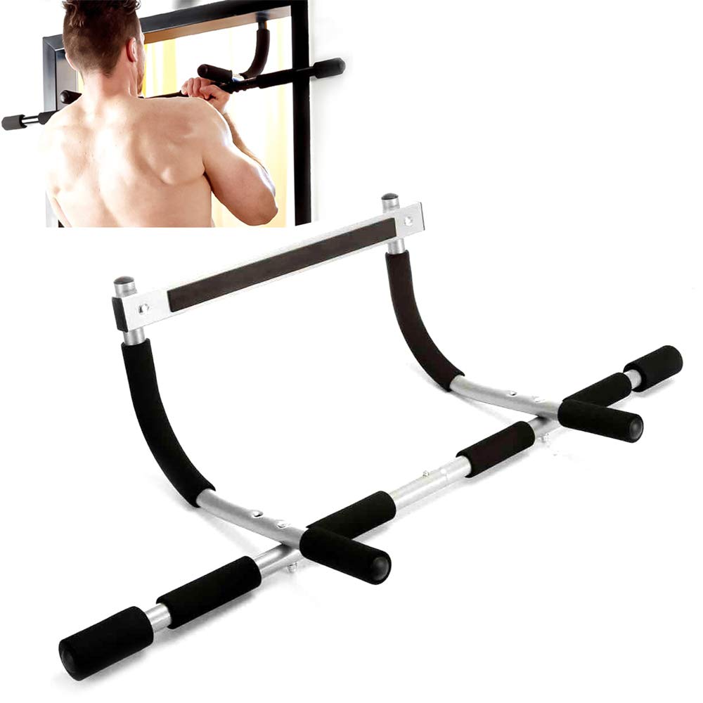 huan Indoor Fitness Bar Pull-up Horizontal Bar, Multifunctional Doorway Pull Bar Exercise Arm Home Fitness Exercise Training Equipment