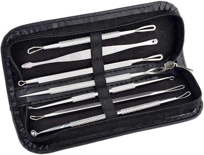 Blackhead Removal Tool Kit Blackhead White Head Remover Acne Acne Removal Tool Set 7 Pcs