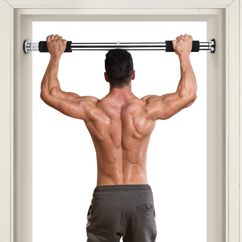 Ejoyous Doorway Pull Up Chin Up for Doorway, Adjustable 24.5 to 36 Inches Upper Body Workout Heavy Duty Home Gym Exercise Fitness Door Exercise
