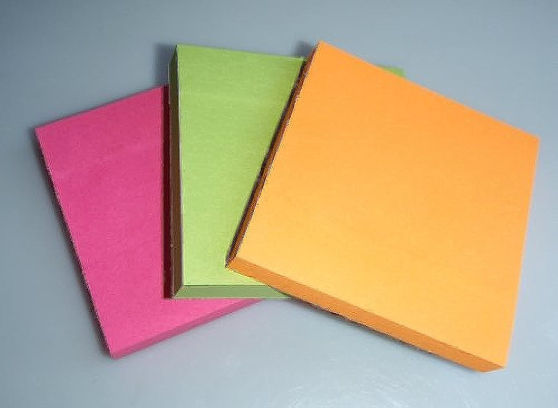 MERRY STICK STICKY NOTE YELLOW 100 PAPER 75 × 75 MM