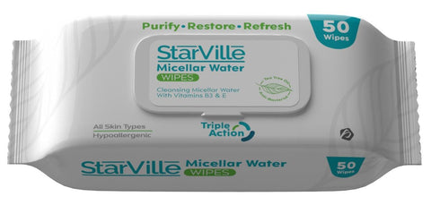 Star Ville Micellar Water Wipes 50