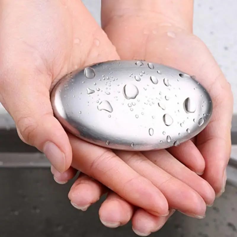 Stainless Magic Soap Bar - Eliminate Onion, Garlic & Fish Smells in Minutes Sustainable and Practical Tool Kitchen Needs - Generic