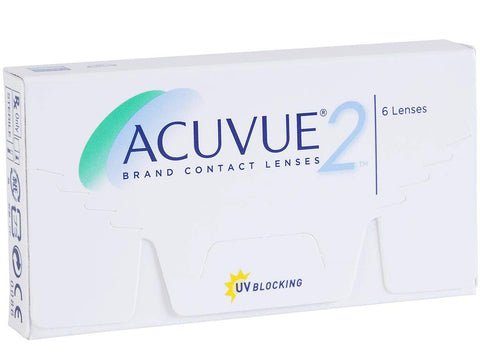 Acuvue 2 Clear Lenses - Power +5.50 - Monthly