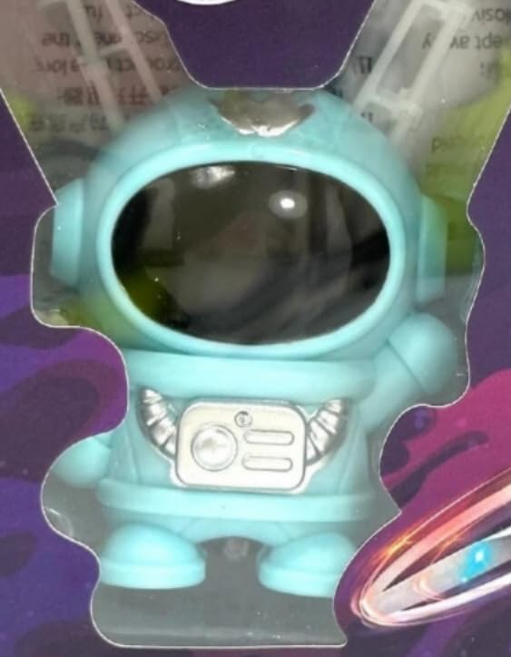 Flying Astronaut Drone Toy with LED Lighting, Hand-Controlled RC Space Figure for Kids Ages 3+, Blue