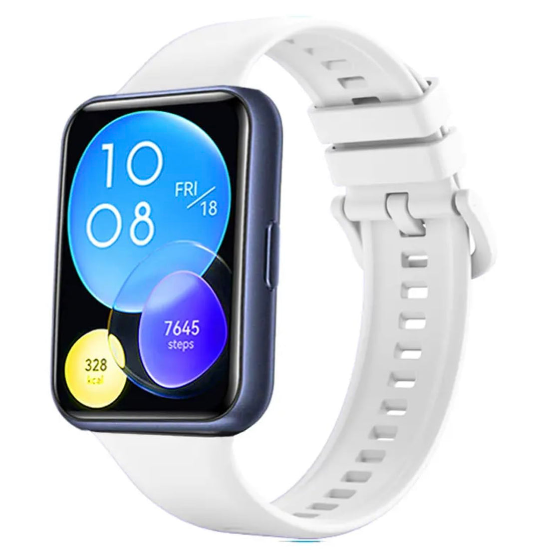 Fekra Silicone Replacement band Compatible with Huawei Fit 2 Watch, Solid color watch strap