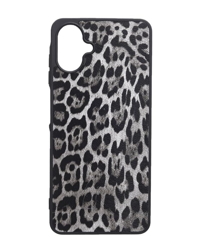 Grace Plastic Back Cover For Samsung Galaxy A06 - Black & Grey 37329924