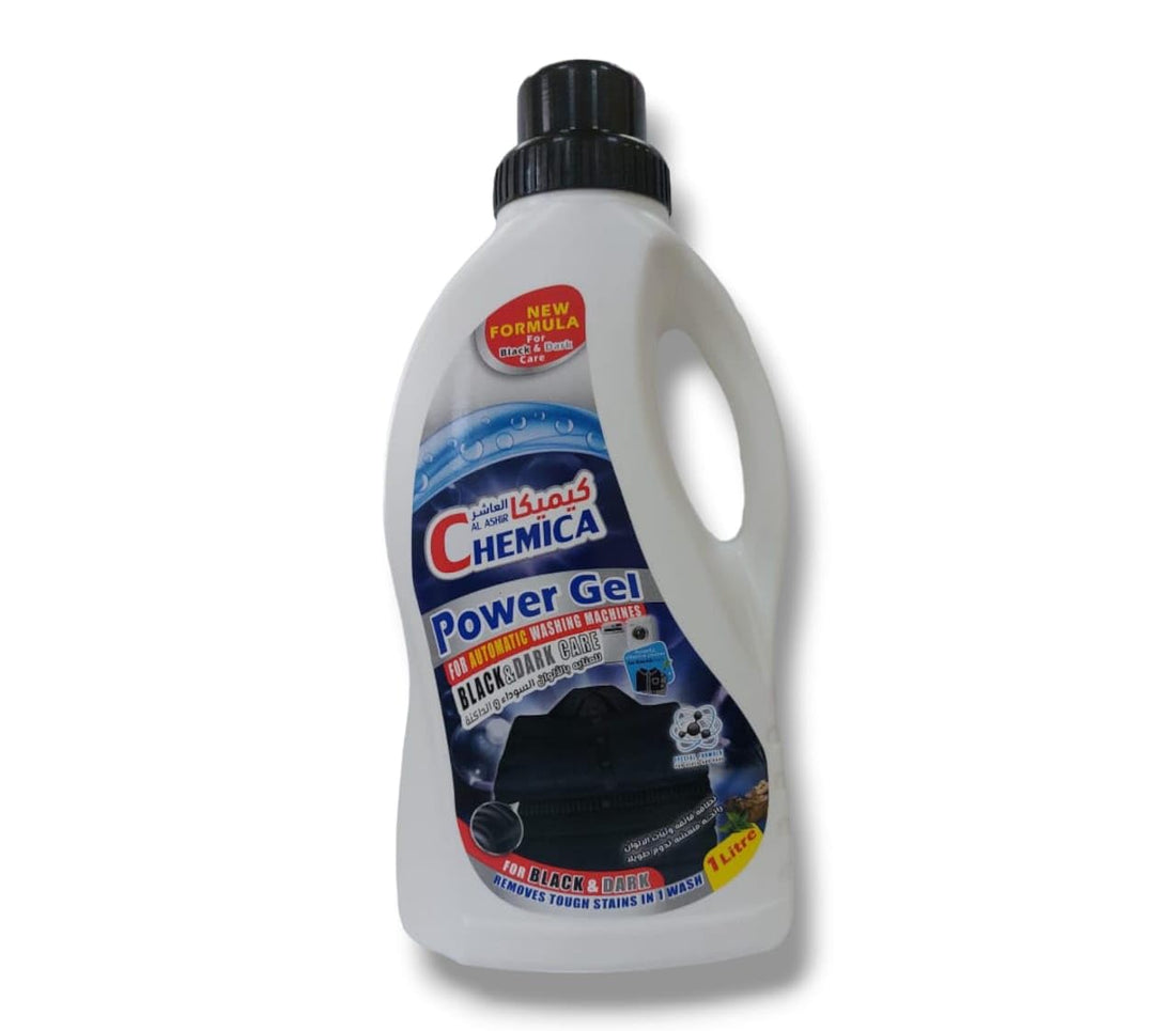 Power Gel for Automatic Washing Machines for Black and Dark Clothes Care - 1 Liter