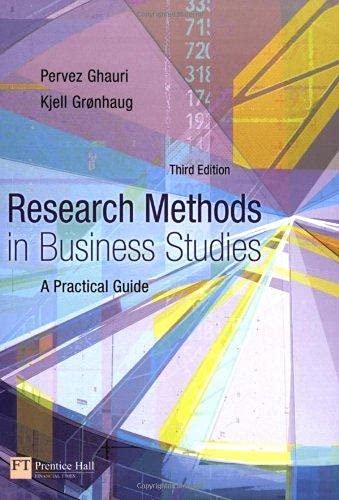 Research Methods in Business Studies ,Ed. :3