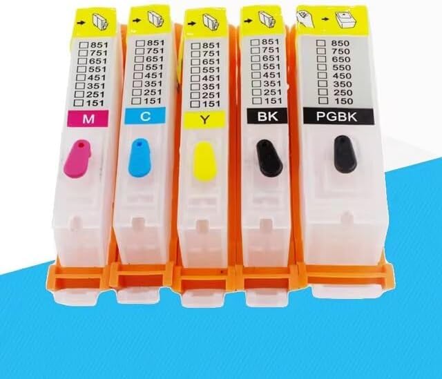 Empty Ink Cartridges Refill with Arc Chips Compatible with Some Canon Pixma Printers