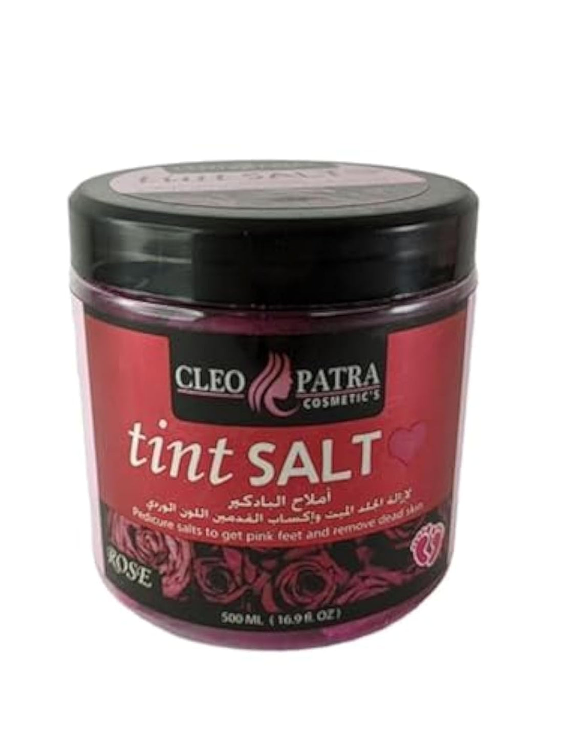 cleopatra Rose Scent Pedicure Salts to Remove Dead Skin & Grow Foot Pink 500ml