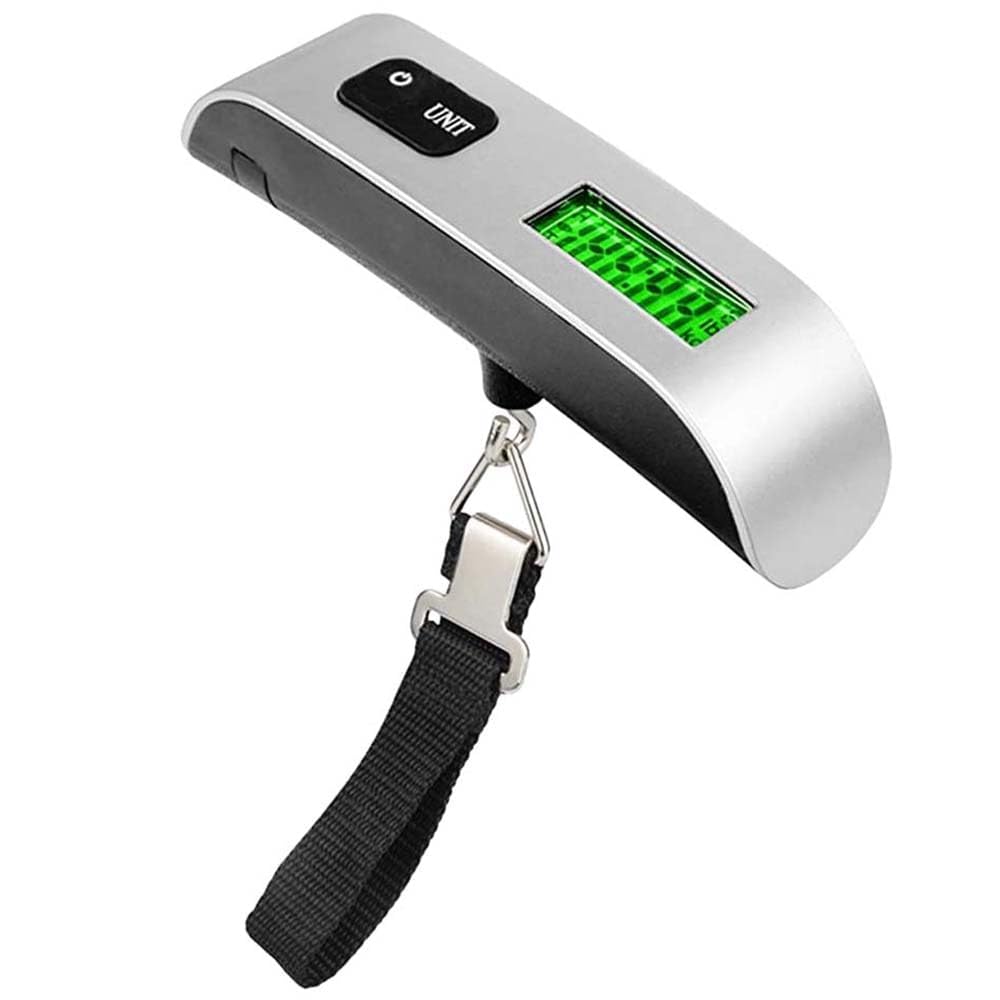 ECVV Luggage Scale - Digital Luggage Scale with LCD Display Travel with Ease Portable Handheld for Accurate Weighing up to |50kg/110lb|