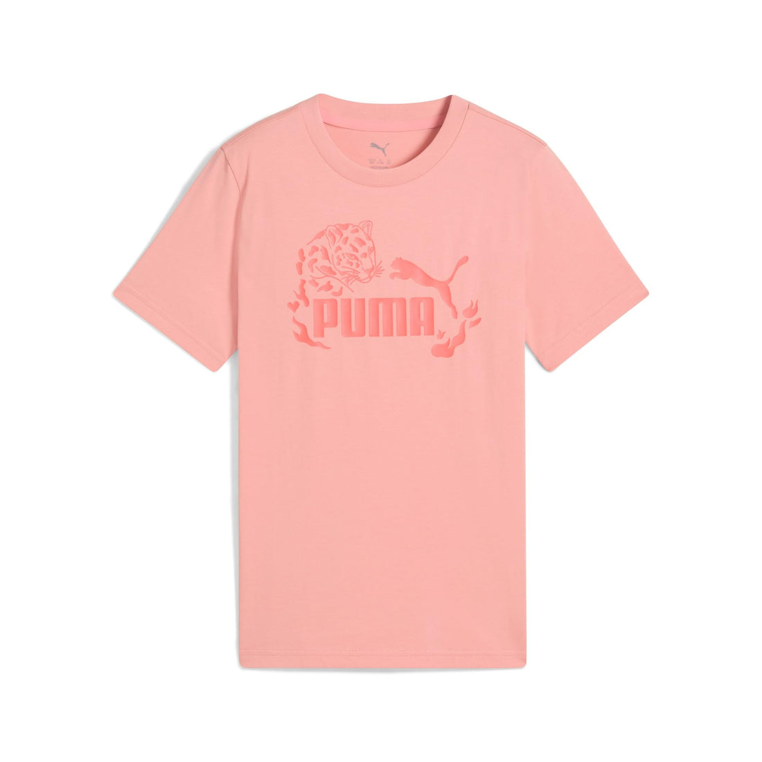 PUMA Girls FLAMING LOVE Graphic Tee G Pink Fruit Ss T.Shirt (pack of 1)