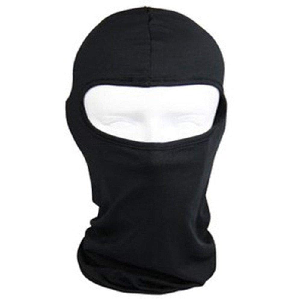 DOWIN Cycling Sports Face Mask Cool Fashionable Ultra Thin Balaclava-BLACK